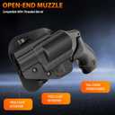 Kydex Holster for S&W J Frame, M&P Bodyguard 38 No Laser, Taurus Model 85 2", Diamondback Firearms SDR, Black (Left Hand)