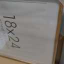 18x24 Picture Frame, Solid Oak Wood 18 x 24 Frame for Wall, 18 by 24 Oak Poster Frame with Real Glass, 18x24 Matted frame for 16x20, 18"x24" Wood Frame for Home Decor, Natural Oak Color, Set of 1