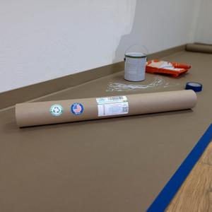 Brown Rosin Masking Paper 36" x 1992" (166 feet), 498 Sq.Ft.  Thick Floor Covering (66 lb Thickness) - USA-Made Masking Paper for Painting and Construction, Surface Protection by IDL Packaging