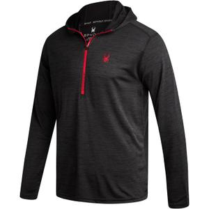 Spyder Mens Sweatshirt - Lightweight Athletic Half Zip Pullover Mens Hoodies - UPF 30+ Dry Fit Long Sleeve Sun Shirts for Men (Large, Black)