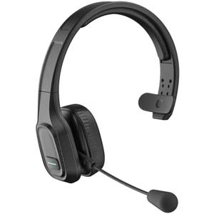 COMEXION Trucker Bluetooth Headset V5.0, Wireless Headset with Noise Canceling&Mute Microphone for Cell Phones, On Ear Bluetooth Headphone for Computer, Zoom Meetings, Skype, Home Office