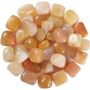 Citrine Crystal Stone - Tumble Gemstone - Healing Crystals Set - Bundle of Crystals - Meditation Accessories - Cool Rocks - Crystal Sets for Healing - Spiritual Gifts
