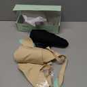 Bras for Women No Underwire Wireless Jelly Bras Full Coverage Seamless Push Up Bralettes Support Tshirt Bra (Medium, Black+nude)