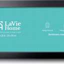 LaVie Home 10x20 Picture Frame Black, Panoramic Picture Frame for Wall Decoration, Classic Black Minimalist Style Suitable for Decorating Houses, Offices, Hotels1 Pack