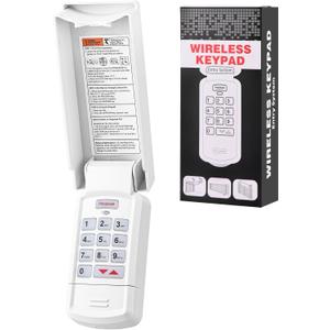 for Overhead Garage Door Opener Keypad, Compatible with Overhead/Genie Garage Door Openers, Work with Model GK-R 37225R 37332R OKP-BX GK-BX GWKP, Not for Openers with DIP Switch