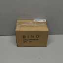 BINO | Multi-Purpose 2 Compartment Organizer - Elegant Makeup Brush & Toothbrush Holder for Bathroom and Vanity | Marble Stylish Accessories for Organization (Matte Black)