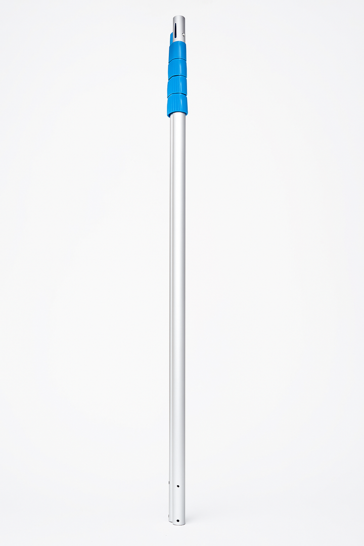 VICASKY Adjustable Skimmer Pole 3-Section 1m Connecting Rod for Fishing Net Aluminum Cleaning Tool for Debris Removal