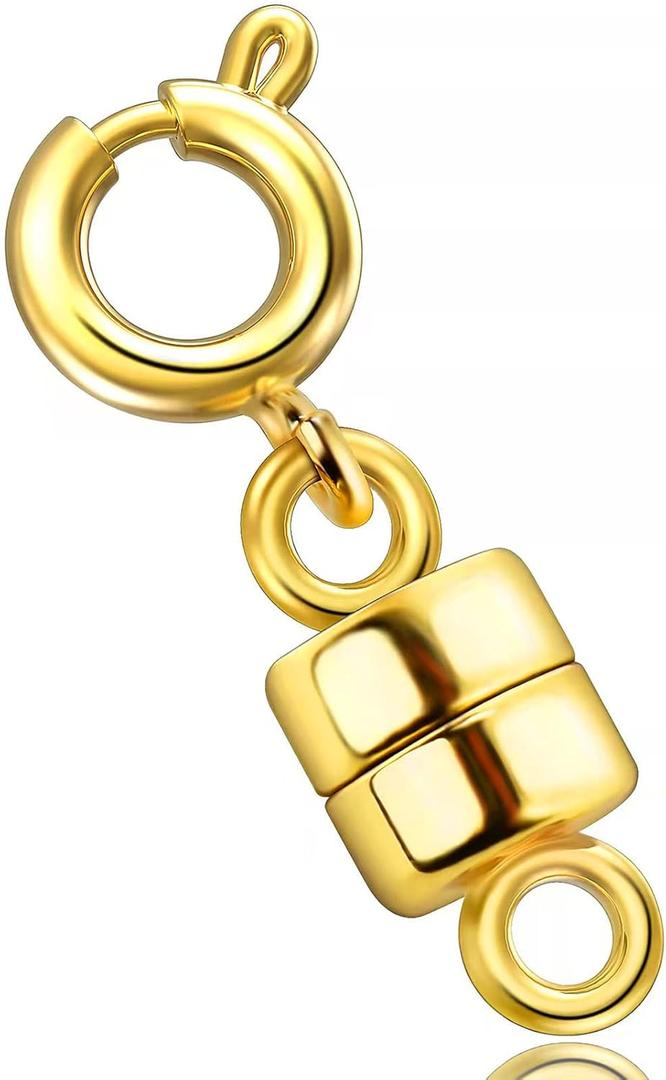 Necklace Clasps and Closures 14 K Gold and Silver Jewelry Converters for Bracelets Extender