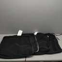 Basic Beyond Outdoor Chair Cushions Covers Set of 4, 18.5x16x3, Black