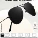 KALIYADI Classic Aviator Sunglasses for Men Women Driving Sun glasses Polarized Lens UV Blocking, F (3 Pack)blackish Green/Brown/Grey