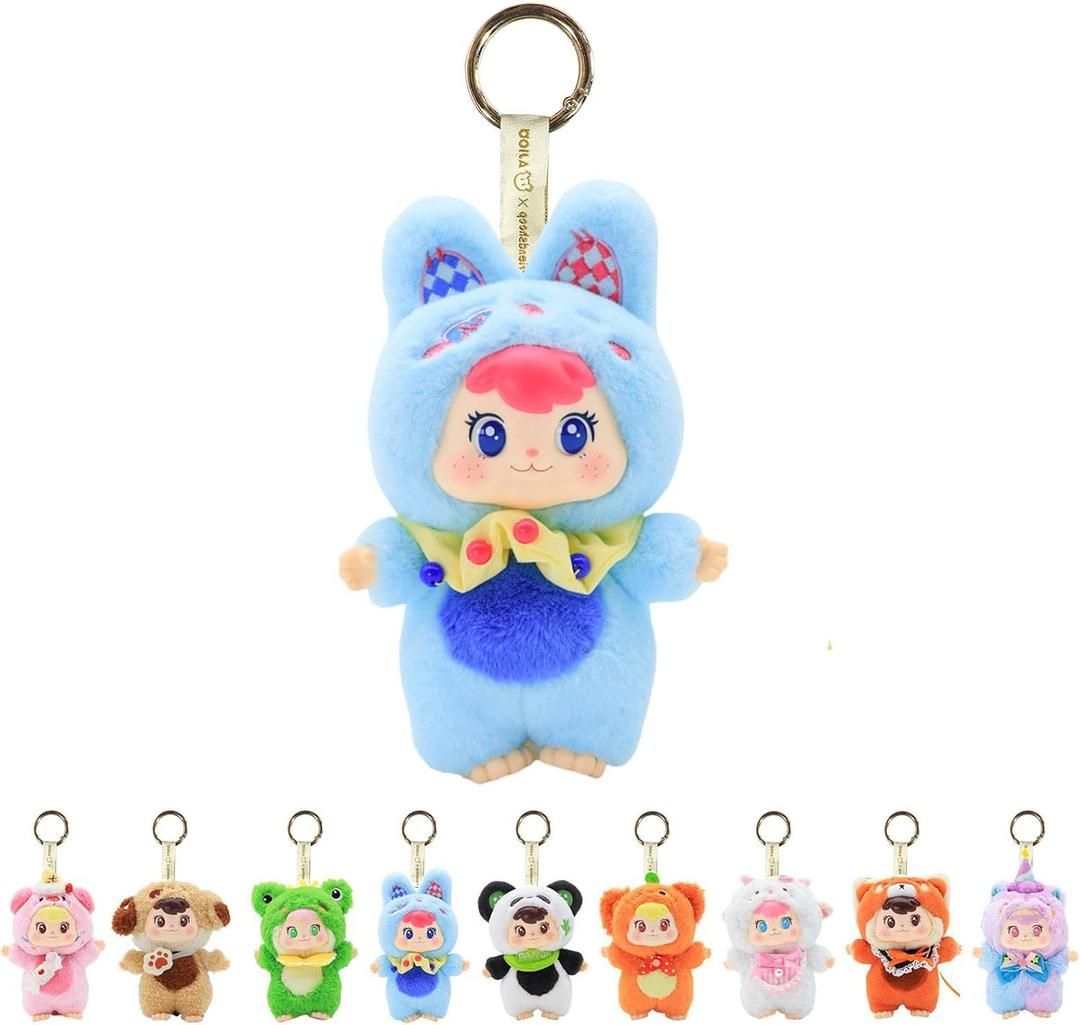 Friends Adventure Plush Blind Box  Cute Collectible Mystery Stuffed Animal Gift, (1 of 9 Possible Styles) Perfect for Birthday, Surprise & Party Favor, Single Box