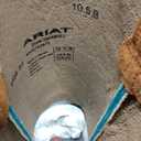 Ariat Men's Futurity Rider Western Boot (10.5 Narrow, Ancient Turquoise/Penny Roughout)