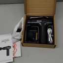 AYURA Massage Deep Tissue, Muscle Massager for Pain Relief, Percussion Massage with 30 Speeds & 6 Heads, Portable Handheld Back Massage for Athlets Men Women (Black)