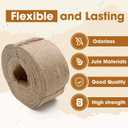 2 x Jute Burlap Webbing Ribbon - 3.15" x 9.83 Yards Upholstery Webbing for Chairs, Furniture, Crafting, Home Decor, Christmas Garland, Jute Wreath, Banner