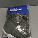 MIULEE Olive Green Pinch Pleated 100% Blackout Linen Curtains for Bedroom, Room Darkening Memory Trained Dark Green Window Curtains 84 inches Long for Living Room, Black Out Pleat Drapes, 2 Panels (Loden)