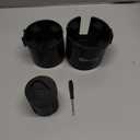 DYLEN Car Cup Holder Expander, 2 in 1 Cup Holder Adapter Extender for Car with Expandable Insert, Fits Yeti, Hydroflask and Other Large Water Bottles & Mugs in 2.2"-4.6" (10-46oz)