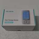 24 Modes Tens Unit Muscle Stimulator, Rechargeable Tens Machine with 8 Electrode Pads (American Gel), Electric Pulse Massager for Pain Relief TherapySilver (Silvera)