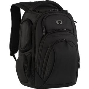 OGIO 5918037OG Black Rev Backpack, 1 Pack, One Size, 
Deluxe organization panel with zippered stash pocket
Dimensions: 18.25"H x 15"W x 10.5D