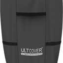 ULTCOVER Outdoor Waterproof Charcoal Kamado Joe Grill Cover for 18 inch Big Green Egg Char-Griller Char-Broil and Other Round Smokers Size Up to 30 Dia x 45 H, Black