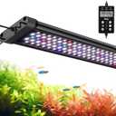 hygger Fully Customize LED Aquarium Light Daylight-Moonlight & 24/7 Mode, 24-30 in Full Spectrum Fish Tank Planted Light, 8 Colors Adjustable Brightness Auto On Off Memory (36W for 24~30 In Tank)