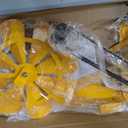 24 inch Big Size Metal Airplane Garden Windmill