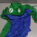 Sohaleway Halloween Costume Men Adult,Plumber Jumpsuit Cosplay Costume with Hat Gloves Moustache Accessories Set Medium