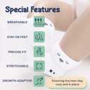 Mother's Choice Organic Cotton Baby Socks Infant 0-6 Months - 12 pairs Soft, Cozy, and Gentle Newborn Socks for Girls & Boys, Perfect Baby Registry for Everyday Wear, and Infant Comfort