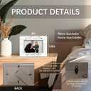 Uncle Gifts Picture Frame 4x6, Uncles Wooden Picture Frame, Christmas Fathers Day Birthday Gifts for Uncles from Niece, Girl Uncle We Love You Decorative Photo Frames for Table Desk Decor