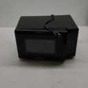 Emerson MW7302B Compact Countertop Microwave Oven with Touch Control, LED Display, 700W, 10 Power Levels, 6 Auto Menus, Glass Turntable and Child Safe Lock, 0.7 Cu., Ft. Black