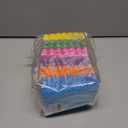 Whaline 300Pcs Pastel Rainbow Cocktail Napkin Macaron Color Scalloped Paper Napkin 6 Colors Disposable Party Dinner Napkin for Wedding Baby Shower Birthday Party Supplies Table Decor