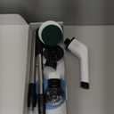 Leebein Electric Spin Scrubber, Cordless Cleaning Brush with 8 Replaceable Brush Heads, Tub and Floor Tile 360 Power Scrubber Dual Speed with Adjustable & Detachable Handle for Bathroom Kitchen Car (White)