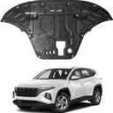 Engine Splash Shield Fit for Hyundai Tucson 2022-2024 Engine Case Guard Under Cover Compatible with 2023 Tucson Front Engine Guard Mud Flaps