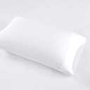 Comfort Spaces 100% Rayon (from Bamboo) Pillowcases, Breathable, Ultra Soft, Cooling Piillowcase, All Season, Cozy Bedding, Standard Queen, White 2 Piece (CS21-1222)
