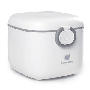 Termichy Milk-Powder Formula Dispenser Container: 14OZ Baby Formula Storage Container for Travel - Portable Formula Holder 400g (L-Light Grey-1 Pack)