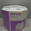 Conair Pro Style Bonnet Hair Dryer, 2 Heat Settings, Adjustable Height, Extra-Large Hood Size, 1875W Pro Style Bonnet Ionic Hair Dryer for Women, White