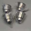 Amarine Made 4pcs Stainless Steel Cup Drink Holder with Drain for Marine Boat RV Camper