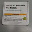 50PACK Flameless LED Tea Lights Candles, Flickering Warm Yellow, 200 Hours Battery-Powered Tea Light, Ideal Party, Wedding, Birthday, Gifts Home Decoration