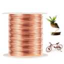 99.9% Soft Copper Wire, 20 Gauge/ 0.8 mm Diameter, 328 Feet / 100m, 1 Pound Spool Pure Copper Wire, Jewelry Making Wire Craft Wire