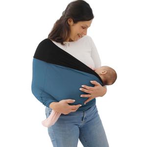 Baby Wrap Carrier, Reversible Bonding Comforter, Soft & Stretchy Baby and Infant Sling, Perfect Baby Carrier Wrap Sling for Newborn and Infant up to 35 lbs. (L (XL, 2XL, 3X-Large of clothing size))