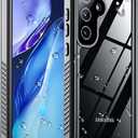 Temdan Designed for Samsung Galaxy S25 Plus Case Waterproof, Built-in Lens & Screen Protector Military Shockproof Dropproof IP68 Underwater Full Body Phone Case for Galaxy S25 Plus 5G 6.7"-Black(2025)