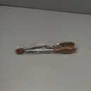 Boxiki Kitchen Wooden Tongs for Cooking - Nonstick Kitchen Salad Tongs for Serving Food, Grilling, Cooking, BBQ and Tossing Salad - Made of Natural Walnut Wood, Size 12-inch