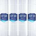 4-Pack CCP520 Pool Filter Cartridges, Compatible with Pentair Clean & Clear Plus 520, Replaces Pentair R173578, Pleatco PCC130, 520 sq.ft