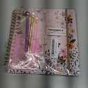 Votum 18 Month Hard Cover Planners/Calendars 10" x 10", January 2026 - June 2027 - Daily, Weekly & Monthly Organizer with Pens, Stickers, Sticky Notes, and a Sturdy Cover - Progress Not Perfection