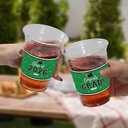 2 x Labrostar 50Pcs Graduation Decorations 2026 Disposable Graduation Cups Congrats Grad Class of 2026 Decorations Graduation Party Supplies 16oz Green