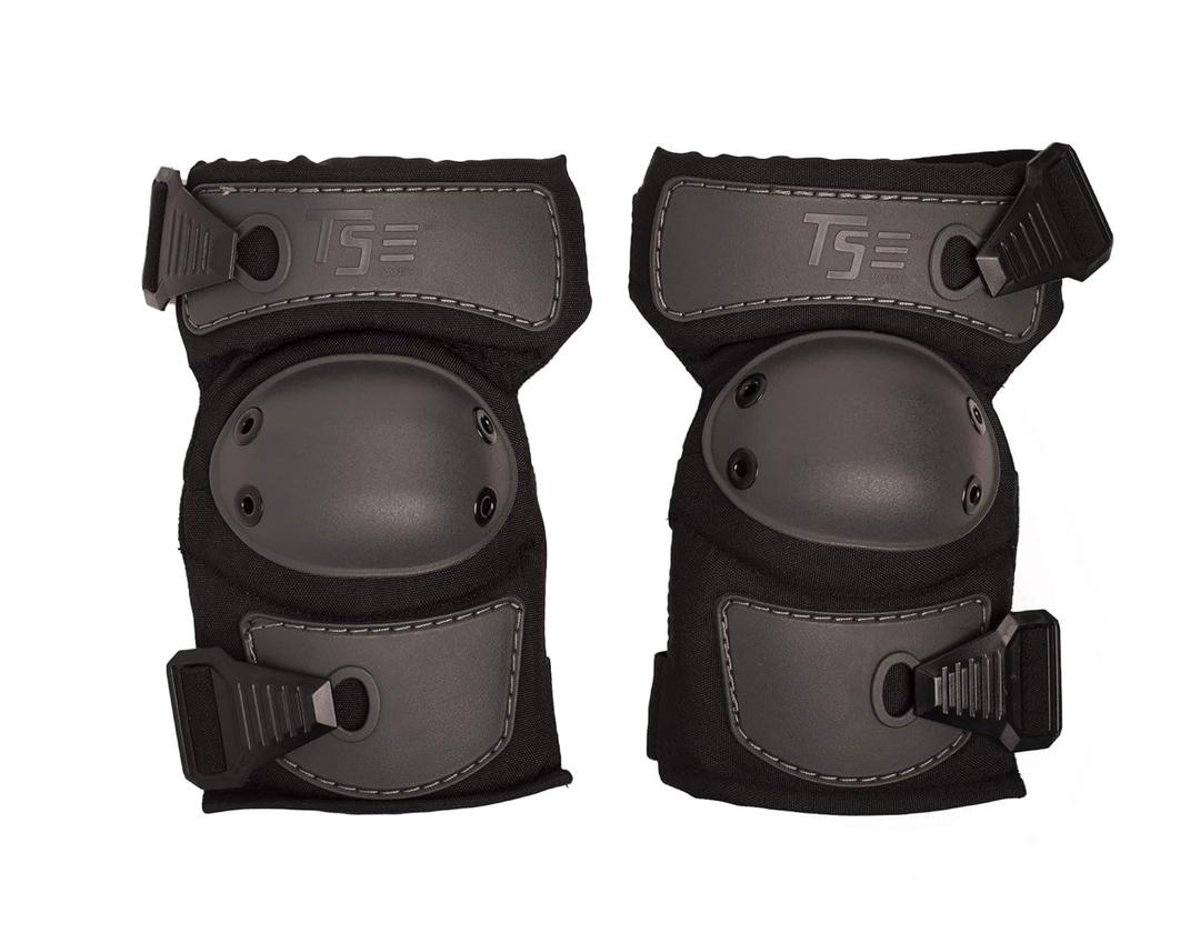 Exo-Guard II Professional Work Elbow Pads Protective Gear for Men Women Flexible Pads with Adjustable Straps Industrial Strength - Heavy Duty Padding Foam Comfortable Protective Cushion by TSE Safety, One Size