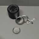 Electric-Mason-Jar-Vacuum-Sealer, Automatic Wide Mouth and Regular Mouth Mason Jar Vacuum Sealer Kit, VP06+ Vaccum Sealer for Jars with Opener & 5 Pairs of Lids (Black)