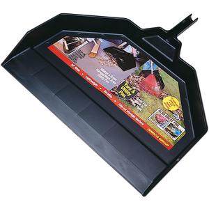 Emsco Group Enormous Yard & Garage Dust Pan  24-Inch Mouth  Lightweight, Durable  Clip-On Features