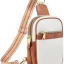 Eslcorri Small Crossbody Sling Bag for Women Trendy - Fanny Packs Leather Chest Belt Bum Bag Anti Theft Purse for Travel