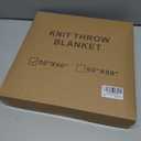 CYMULA Christmas Knit Throw Blanket - Super Soft Cozy Fuzzy Blankets for Couch, Sofa & Bed, Holiday Throw Blanket50"x60"