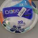 Dixie Medium Paper Plates, 8.5 Inch, 90 Count, 2X Stronger*, Microwave-Safe, Soak-Proof, Cut Resistant, Disposable Plates For Everyday Breakfast, Lunch, & Dinner Meals